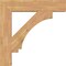 Ekena Millwork Imperial Block Smooth Bracket, Western Red Cedar, 5 1/2"W x 32"D x 32"H BKT06X32X32IMP05SWR - alternate 2